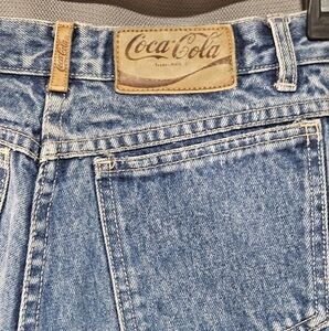 Coca-Cola WOMENS Vintage Jeans Size vintage size 6 high waist 80s